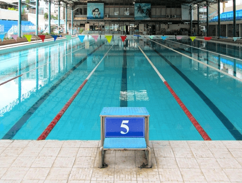 Bể bơi Hải Phòng chia làm 2 khu vực cho người lớn và trẻ nhỏ