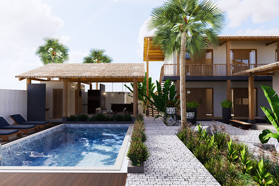 Kích thước hồ bơi gia đình tiêu chuẩn là bao nhiêu