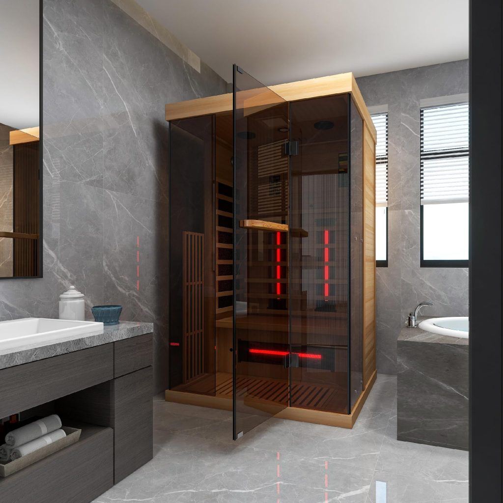 kích thước phòng xông hơi gia đình 2 người