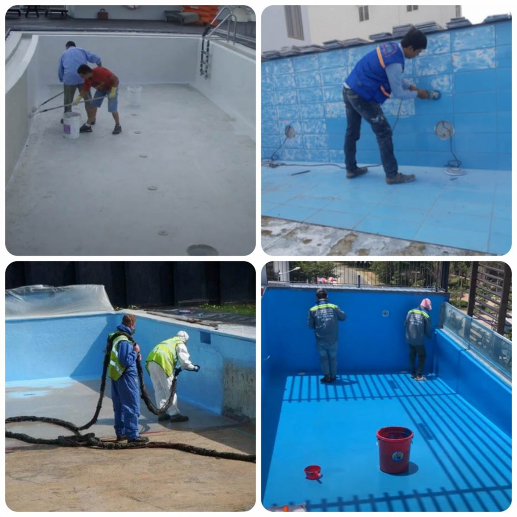 Các giải pháp chống thấm bể bơi hiệu quả bạn có thể áp dụng