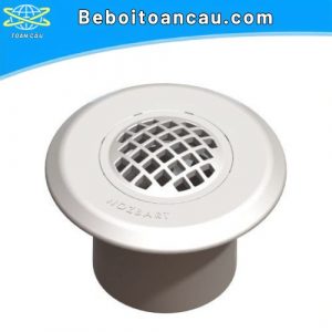 Đầu trả đáy bể bơi có lồng bảo vệ (dùng cho hồ bê tông)