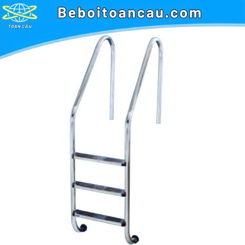 Thang inox tiêu chuẩn 2 bậc